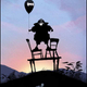 Illustration for article titled Beautiful superhero silhouettes show comic book characters at recess